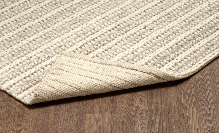 Esperanza Handmade Wool Rug Style 5002 Light Grey Tones 8' x 10' (1 in stock)