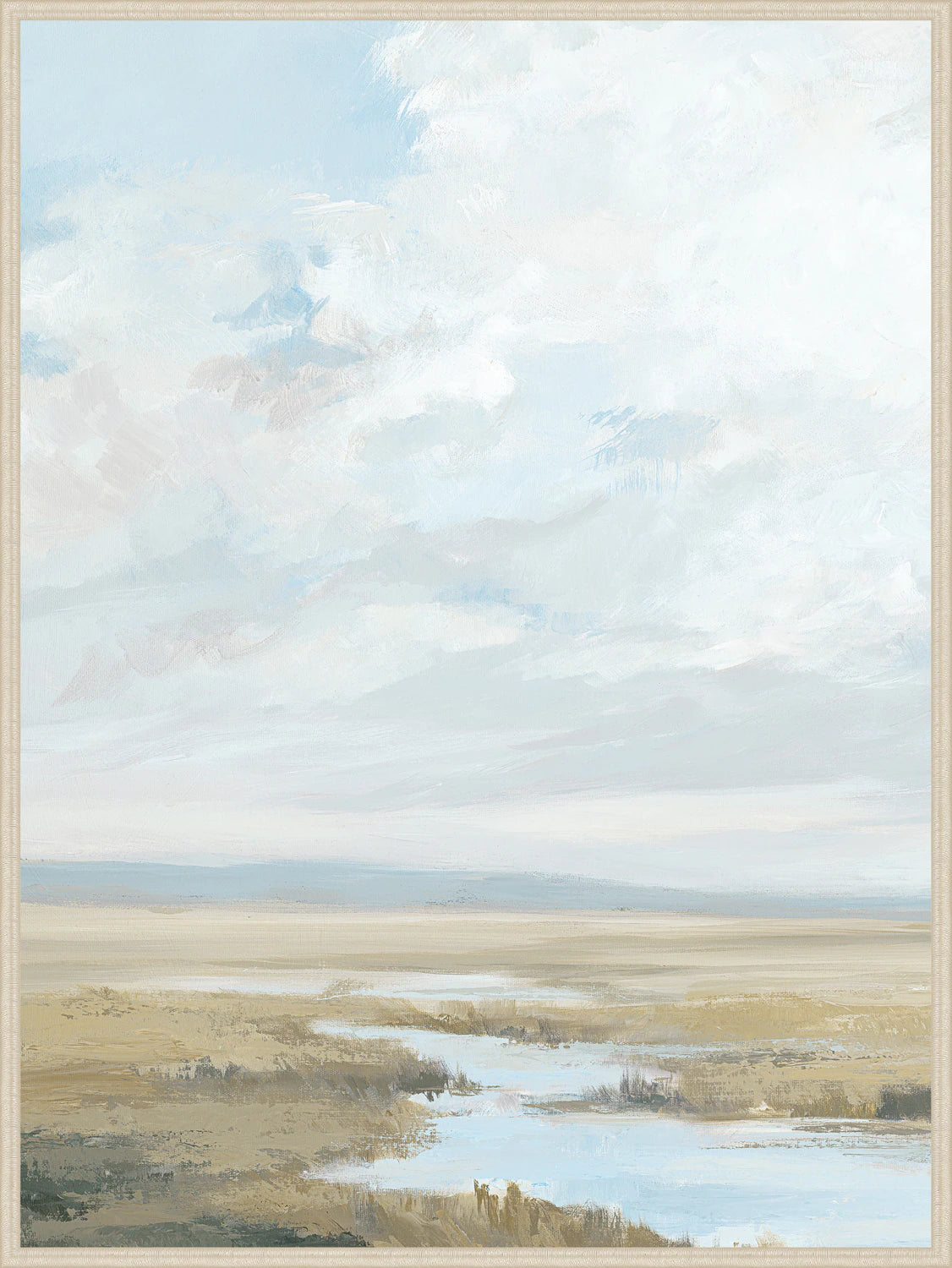 Estuary Landscape Art 1 Framed with Glass (1 in stock)
