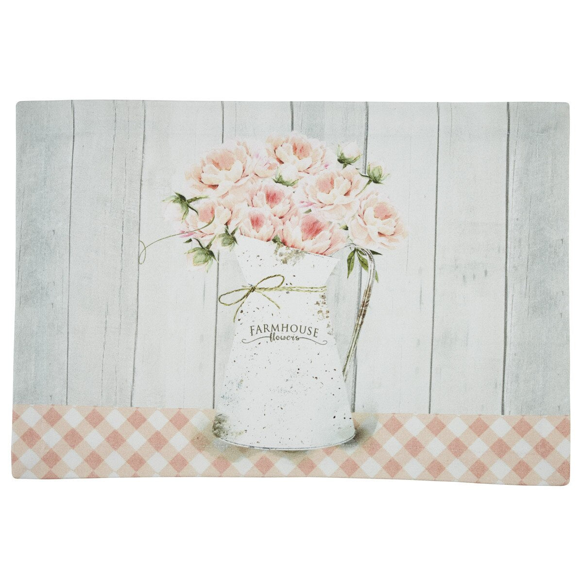 Farmhouse Peonies Placemat set of 4  (6 sets in stock)
