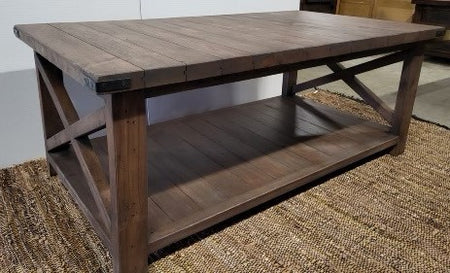 Rustic Irish Coast Fawn Coffee Table (2 in stock)