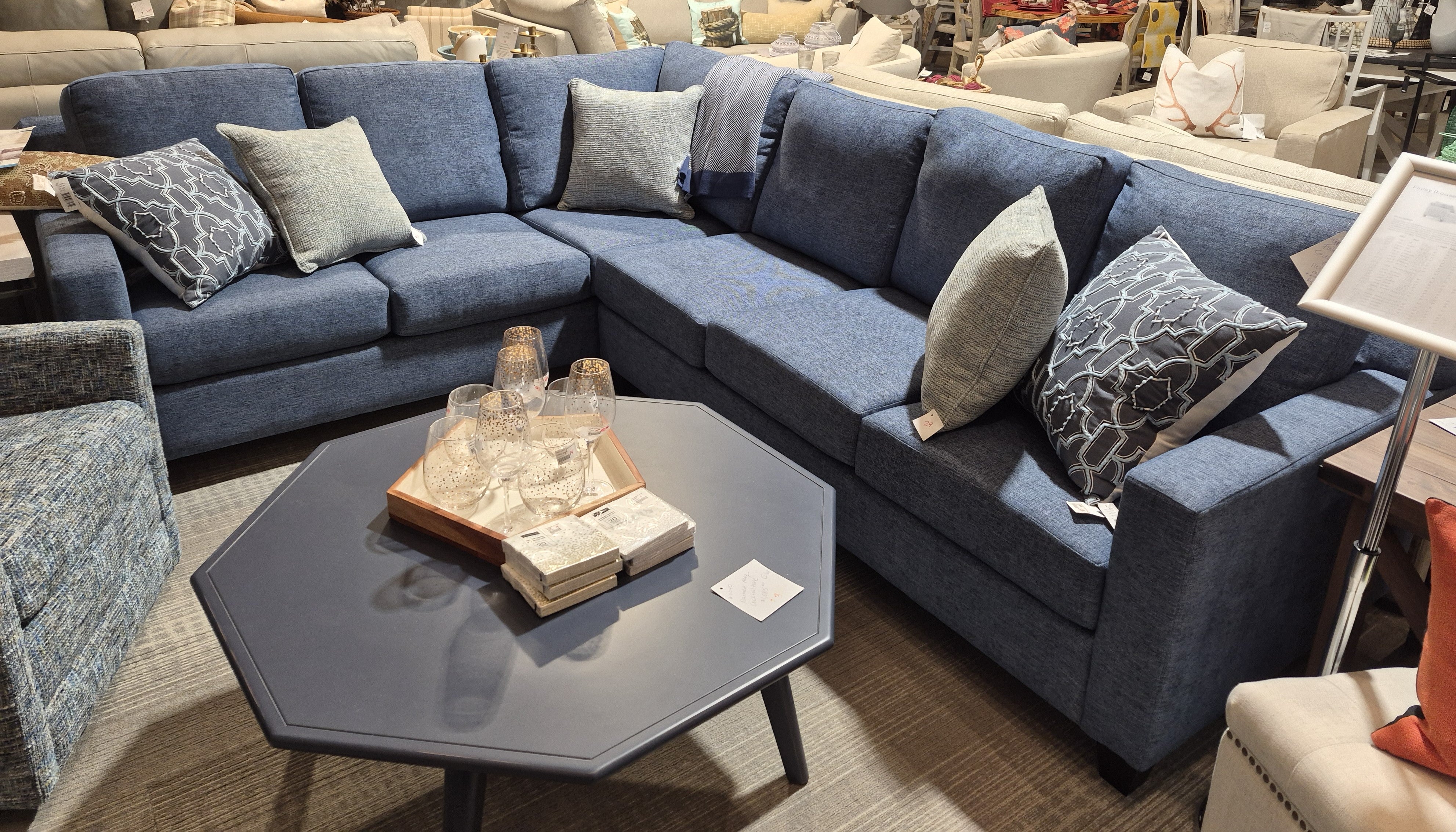Finley Sectional  RHF Sofa w Corner and LHF Sofa (2 in stock) Opportunity Buy Can Order