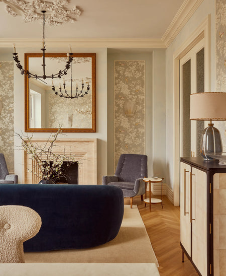 Florian Black 6 Light Chandelier (1 in stock)