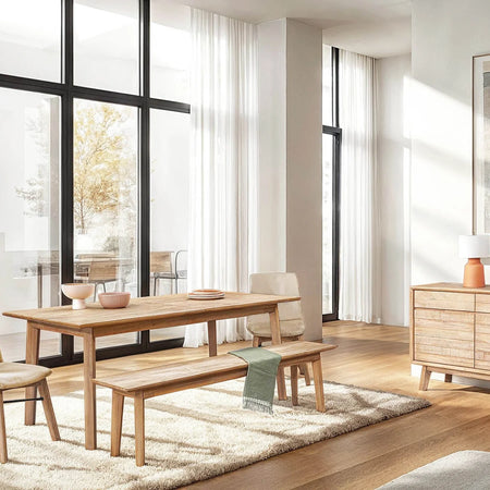 Gia Bench Driftwood Finish (2 in stock)