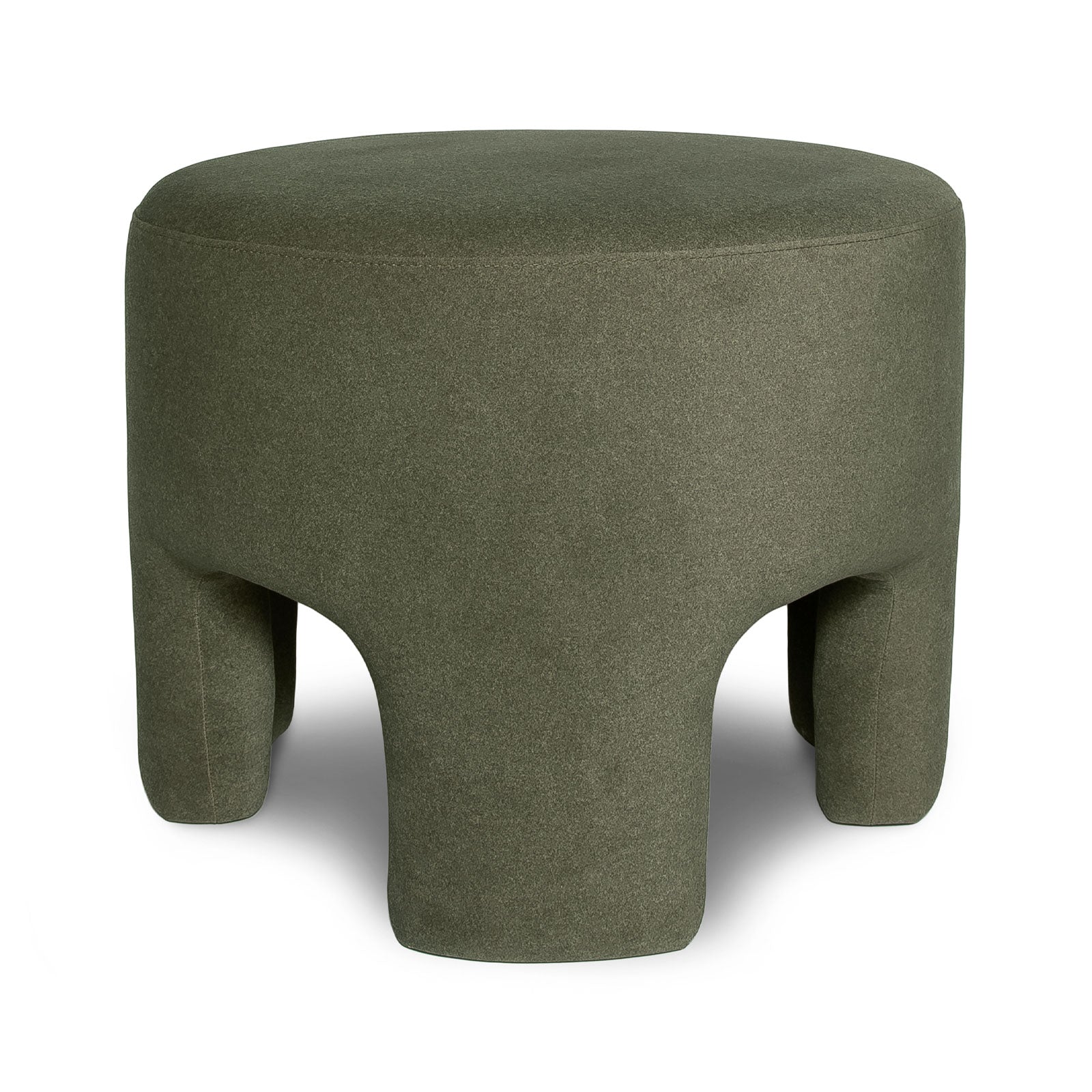 Ginger Ottoman in Velvet Fern (2 in stock)