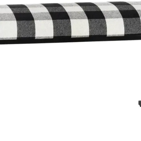 Gingham Bench Black and White (2 in stock)