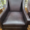 Glen Swivel Chair in top grain leather Espresso (1 in stock) Promotion 1 only
