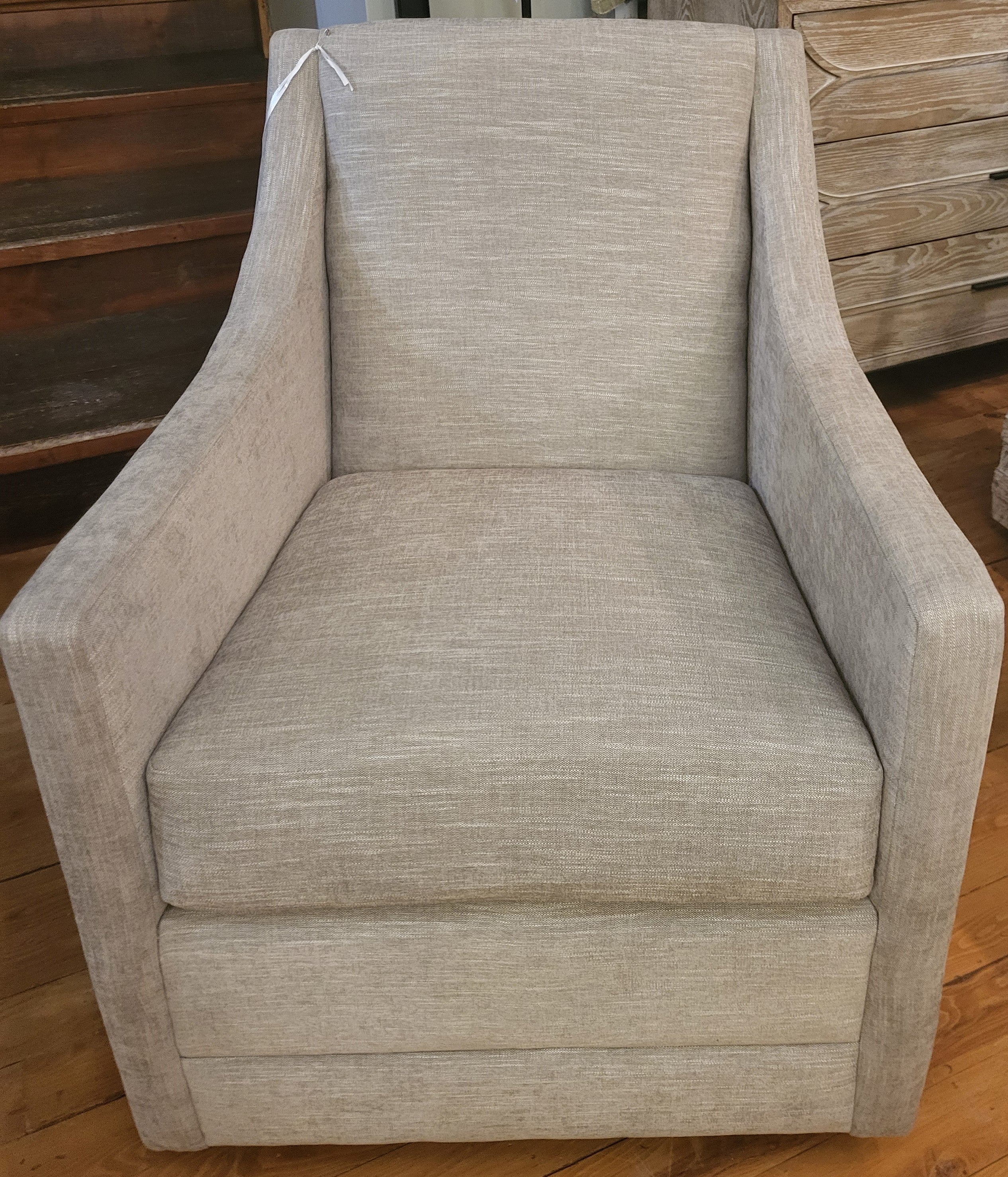 Slim Swivel Chair in Yates Pewter (2 in stock)