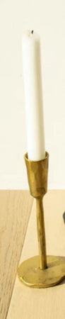 Luna Gold Forged Candlestick Small (qty of 5 in stock)