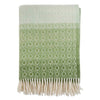 Lamb's Wool Throw Havanna Green Ombre (qty of 1 in stock)