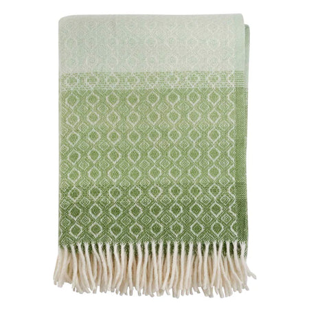 Lamb's Wool Throw Havanna Green Ombre (qty of 1 in stock)