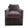 Heston Slipcover Swivel Club Chair Grey 2 in stock)