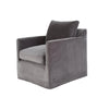 Heston Slipcover Swivel Club Chair Grey 2 in stock)