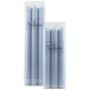 Ice Blue Twilight Boxed set of 6 10" unscented taper candles (4 in stock)