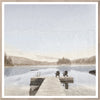 Idyllic Lake Small framed art with glass  (1 in stock)