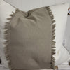 Index Cream and Twig Frayed edge with Trim Cushion 26" x 26" (4 in stock)