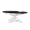 Irish Coast Round to Oval Extension Table 63/79" Ink/Limestone (3 in stock)