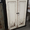 Jasmine 2 Door Cabinet Antique Black/Cream (1 in stock)