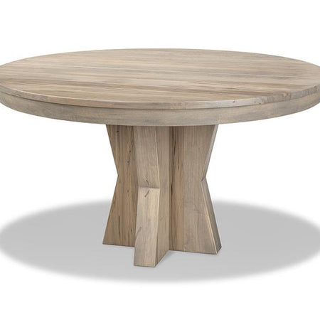 Jasper Dining Table 54" Round with 2x 12" leaves extends to 78" (1 in stock)