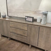 Jasper Sideboard 4 doors with 3 drawers in center 94"(1 in stock)