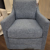 Jeffrey Swivel Chair " Bestseller" Cashmere Denim Fabric (2 in stock)