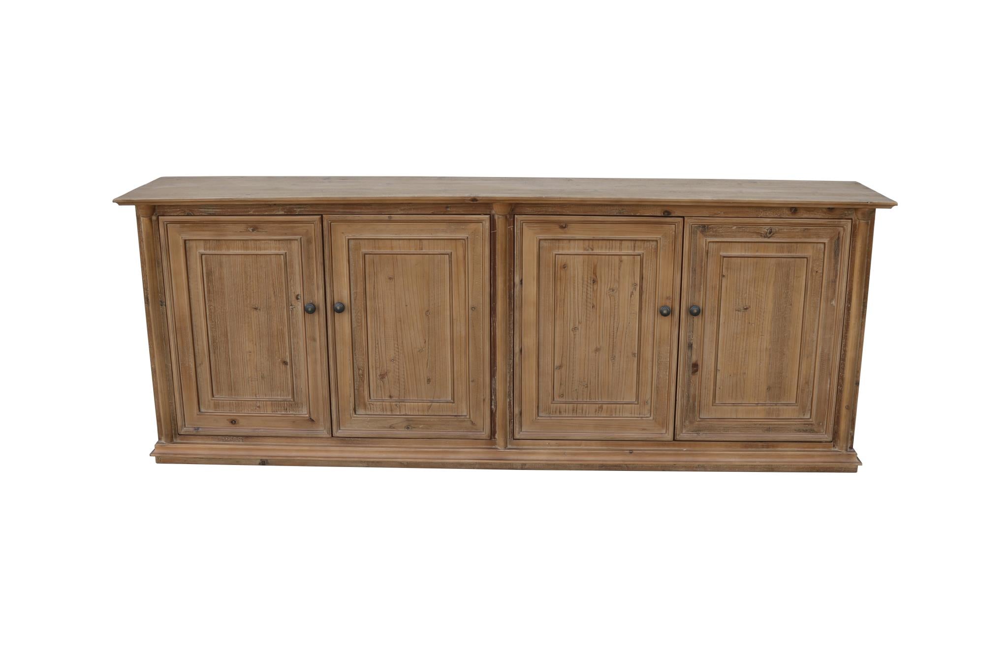 Josephine 4 Door Cabinet Warm Natural  (2 in stock)