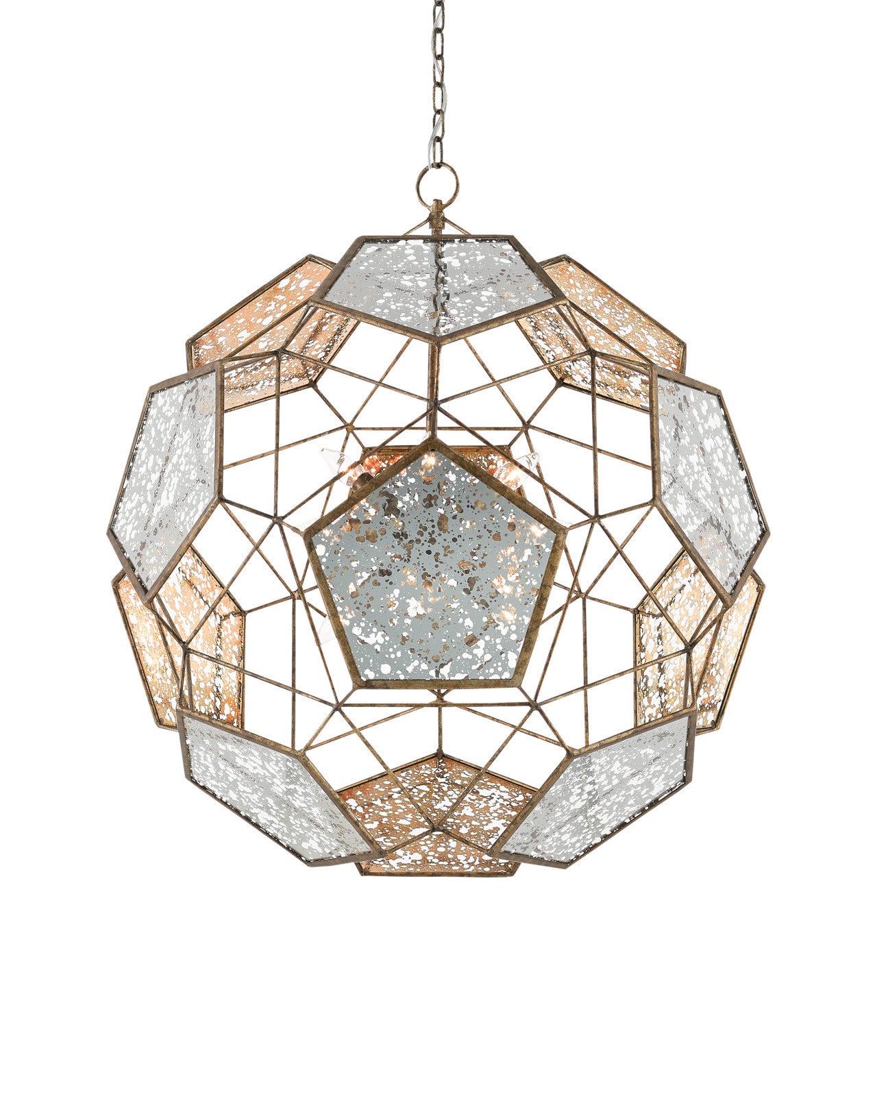 Julius Bronze Orb 8 Light Chandelier (1 in stock)