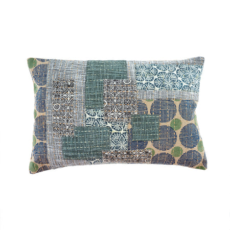 Kantha Patch Cushion 16" x 24" (1 in stock)