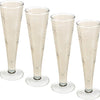 Gold Etched Champagne Flutes (qty of 8  in stock)