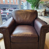 Kellan Leather Chair Espresso ( 1 in stock)