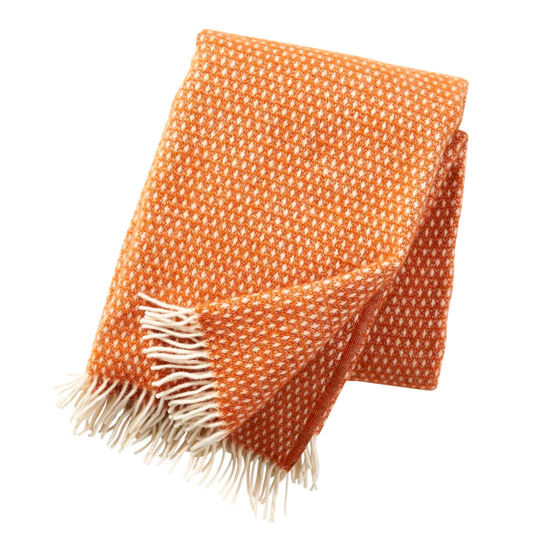 Lamb's Wool Throw Knut Orange (qty of 1 in stock)