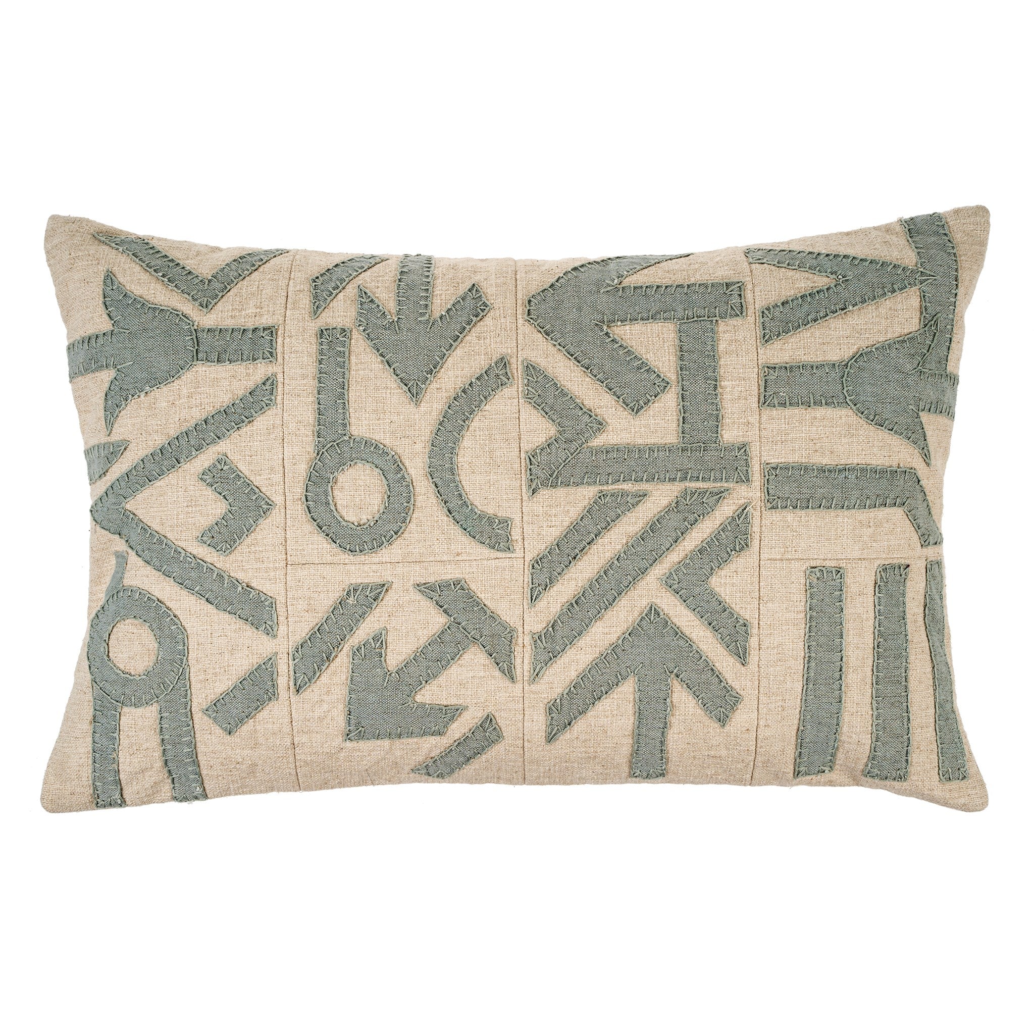 Kuba Patch Cushion 16" x 24" (3 in stock)