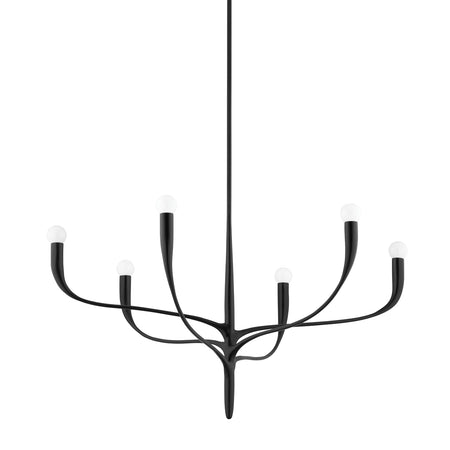 Labra Black 6 Light Chandelier (1 in stock)