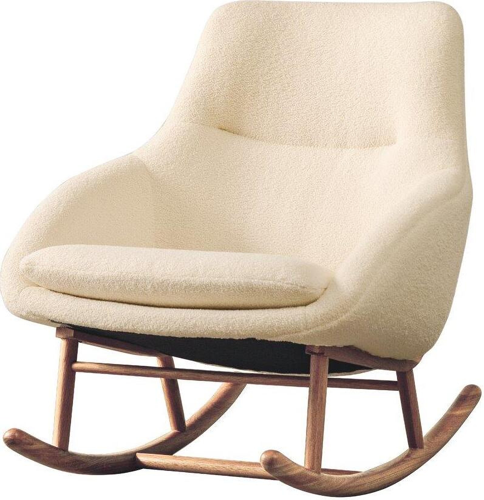 Las Vegas Rocker Club Chair Cream Fabric (1 in stock)