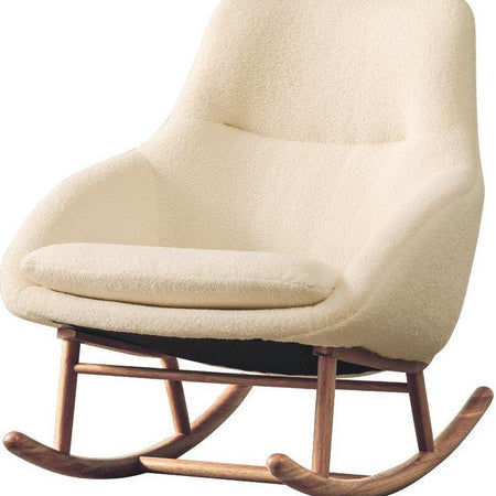 Las Vegas Rocker Club Chair Cream Fabric (1 in stock)
