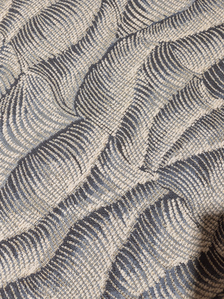 Levi Fabric and Wood Ottoman (1 in stock)