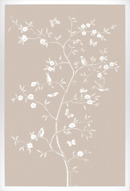 Art - Linen Sanctuary 1 Framed with Glass Small (1 in stock)