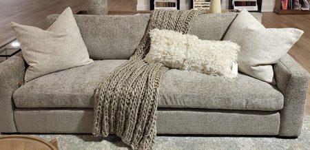 Louis Large Sofa  Fabric Husky Concrete (2 in stock)