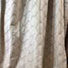 Aspen Silver Luxury Drapery Panels Rod Pocket Top Lined  (4 in stock)