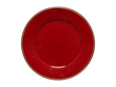 Luzia Fine Stoneware from Portugal Dinner Plate Crimson (12 in stock)