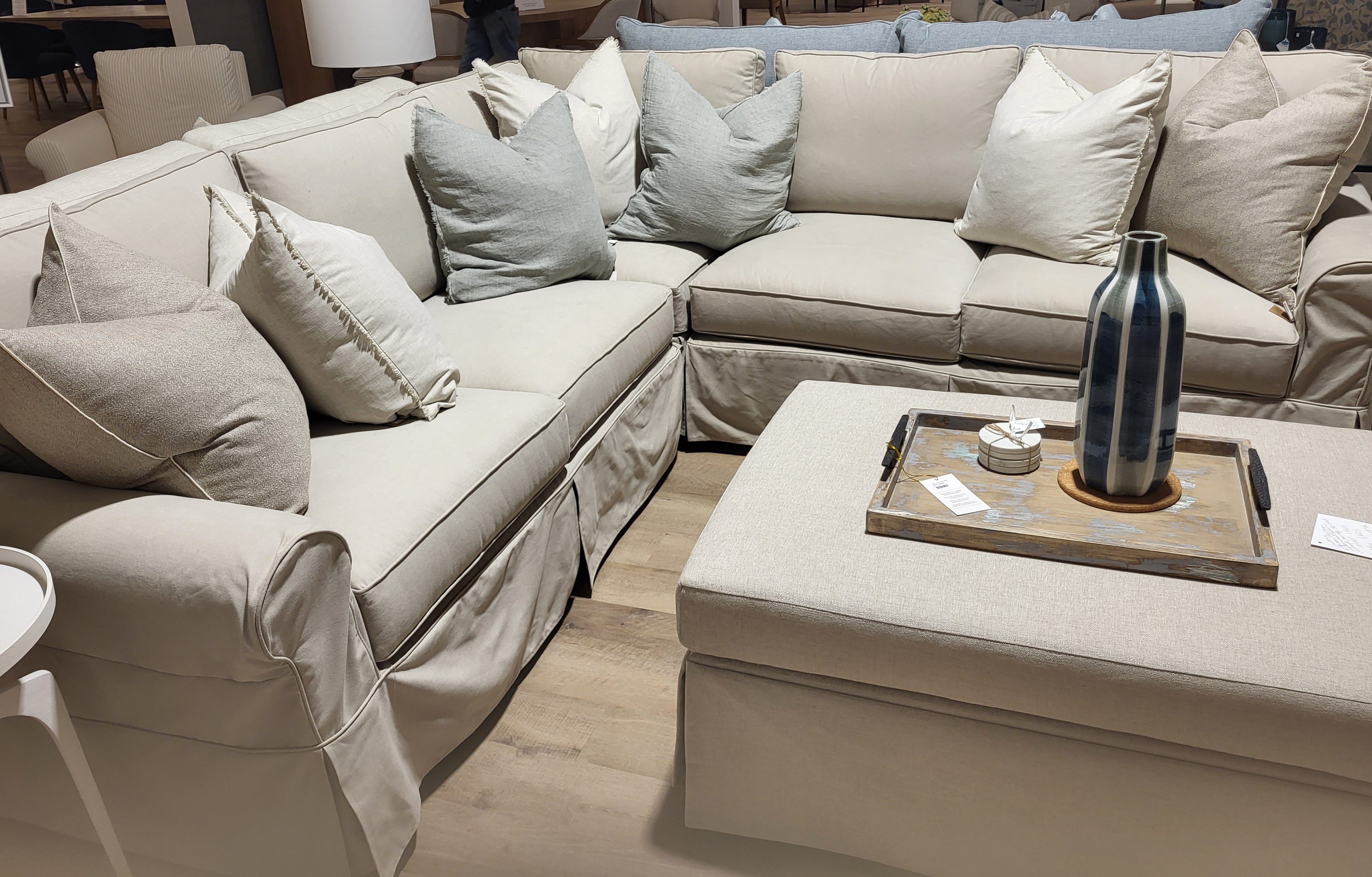 Marcus 3 piece Sectional Alaska Putty (1 in stock)