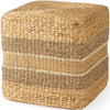 Maya Square Seagrass Pouf (3 in stock)