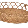 Medium Round Looped Seagrass Handled Tray 21.5" (2 in stock)