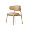 Milo Leather Dining Chair Tan  (4 in stock)