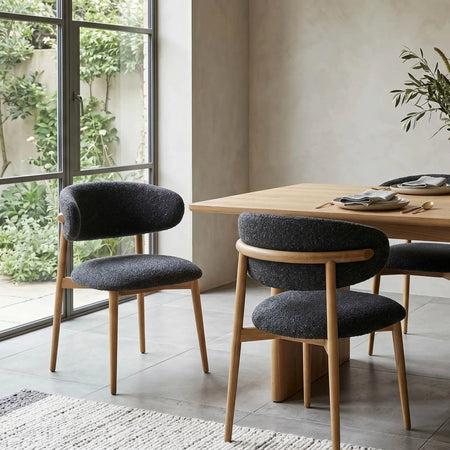 Milo Fabric Dining Chair Storm Cloud   (4 in stock) Now retired 50% off