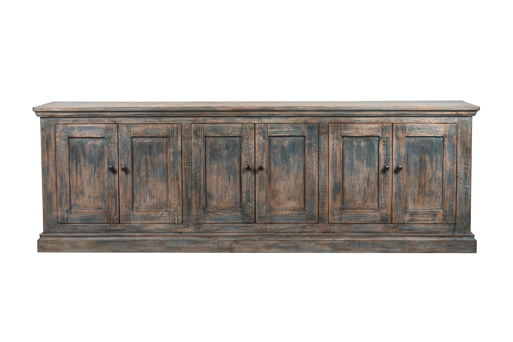 Mimi 6 Door Cabinet Antique Blue (1 in stock)