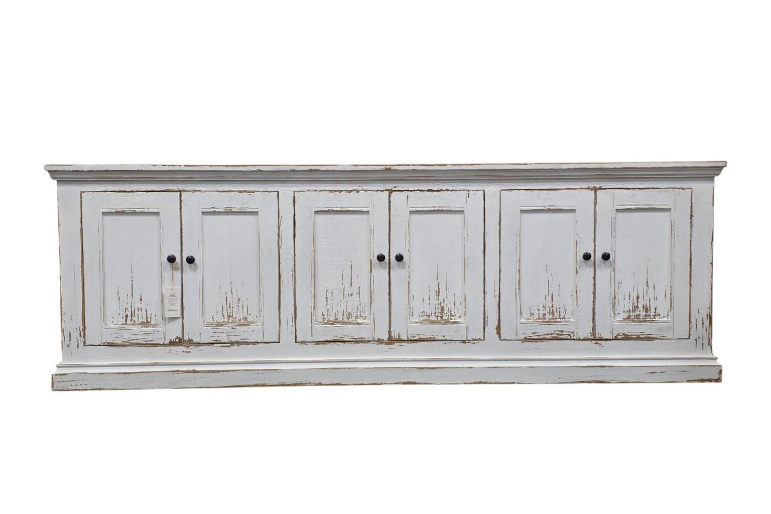 Mimi 6 Door Cabinet Antique White (1 in stock)
