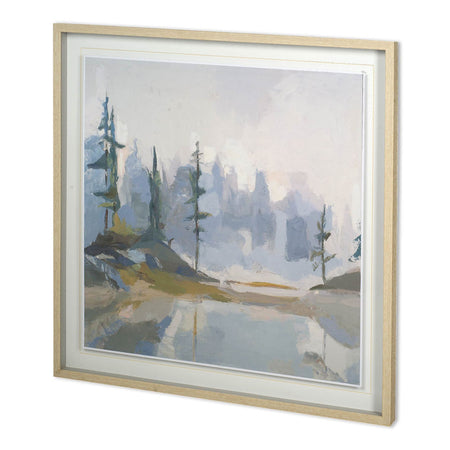 Misty Moraine Framed Art