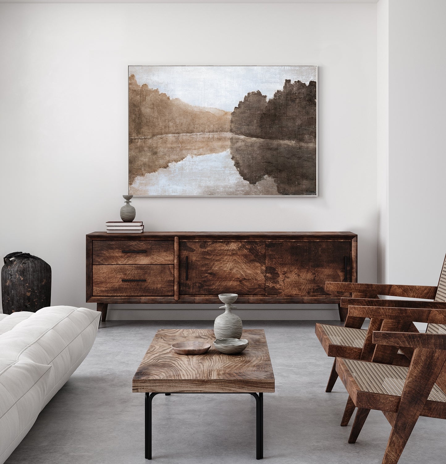 Misty Reflection Gallery Wrap Large Canvas (1 in stock)