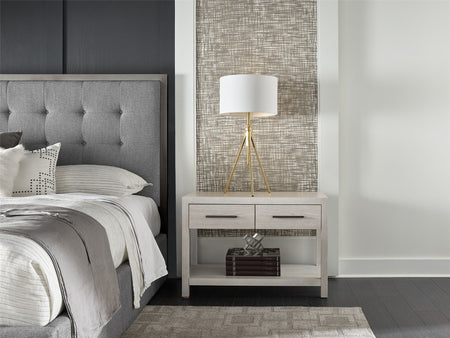 Modern Two Drawer Nightstand (2 in stock)