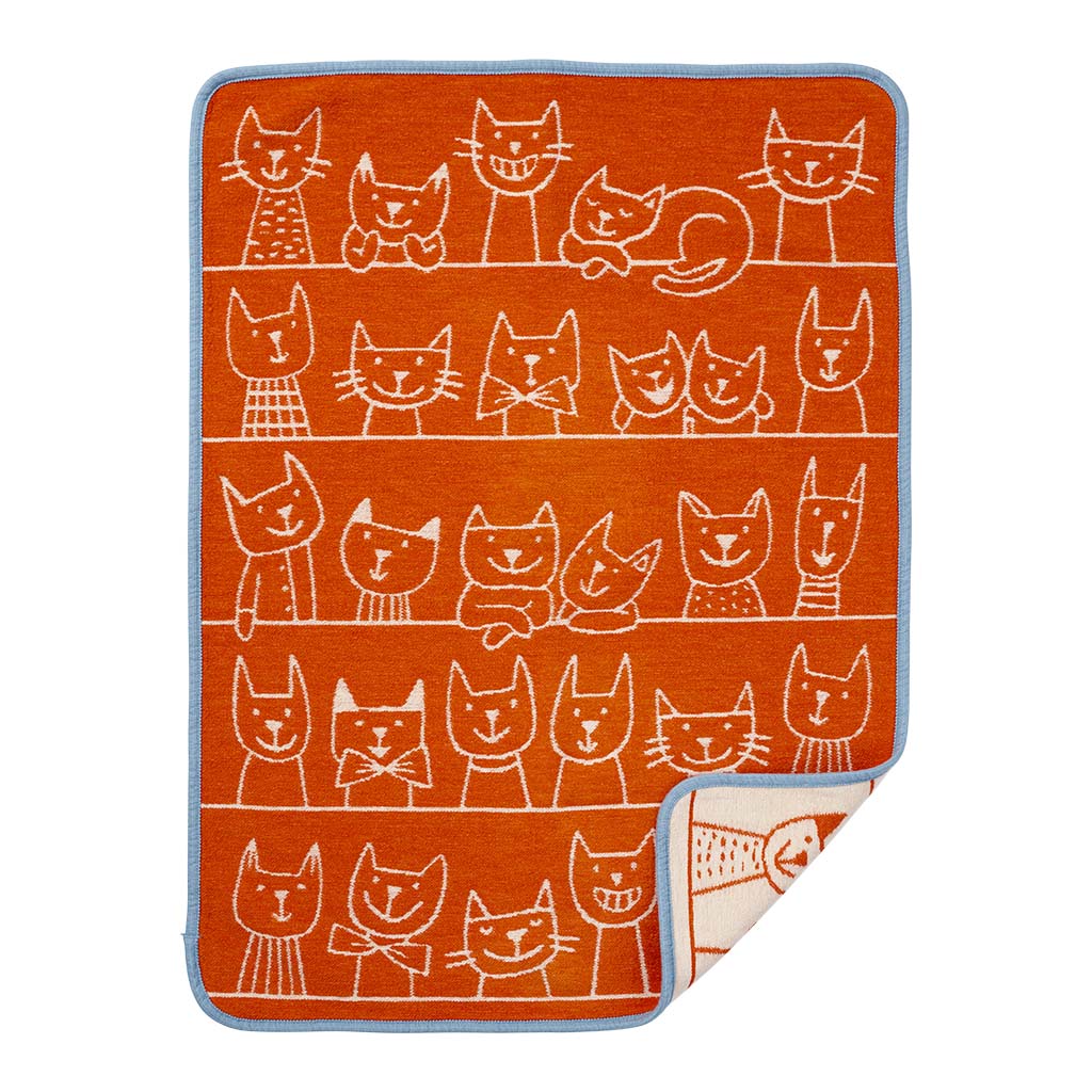 Moggie Orange Baby Blanket  (qty of 1 in stock)